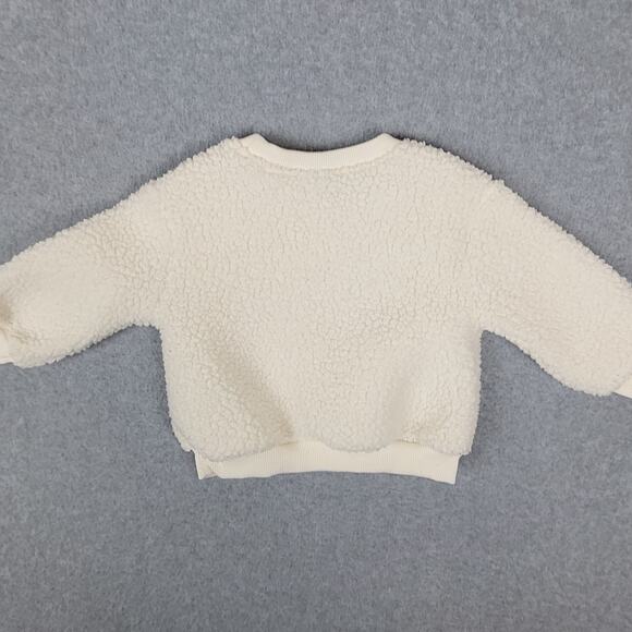 Old Navy Sweater Size 6-12 Months Sherpa Fleece Sweater - Picture 2 of 6